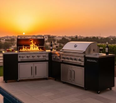 Sunset Flame Modular Kitchen Dubai