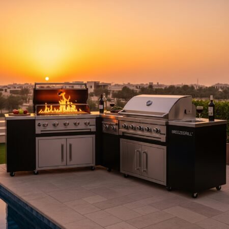 Sunset Flame Modular Kitchen Dubai